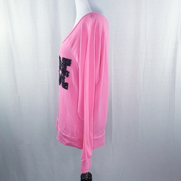 Heartless Romantics pink top black sequins dance - Picture 6 of 11